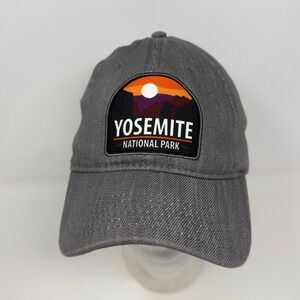 H3 Headwear Yosemite National Park Grey Adjustable Strapback Baseball Cap Hat